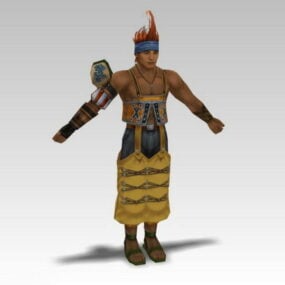 مدل Wakka In Final Fantasy 3D