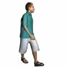 Character Walking Man In Casual Clothes
