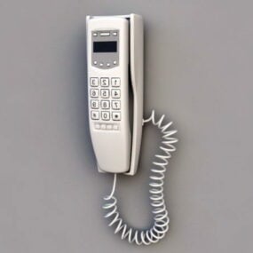 3D model nástěnného telefonu