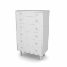 Furniture Wall Mounted Drawer Cabinet 3d model