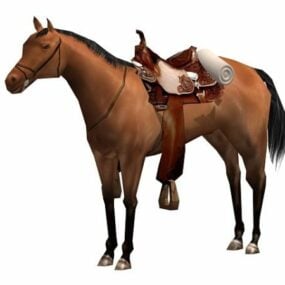 Model 3D konia bojowego