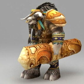 Warcraft Cairne Bloodhoof modèle 3D