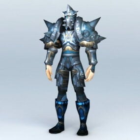 Model 3d Seni Ksatria Kematian Warcraft