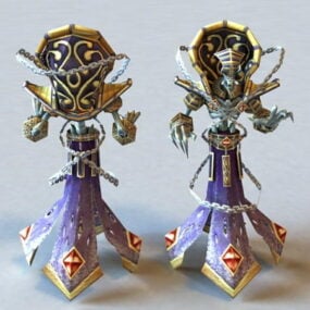 Modello 3D di Warcraft Kelthuzad