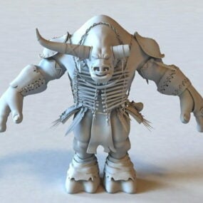 Modello 3D di Warcraft Tauren