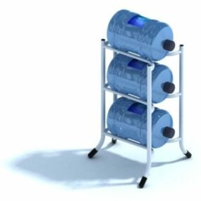 饮水机瓶3d模型