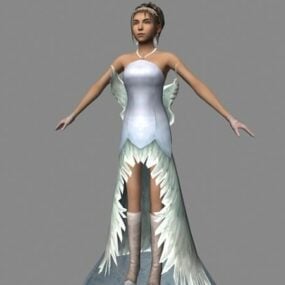 Bruiloft bruid 3D-model