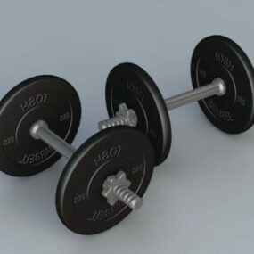 Weight Lifting Dumbbell 3d model