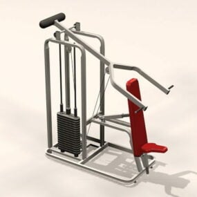 3D модель тренажера для важкої атлетики