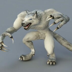 דגם 3D של Werewolf Rig