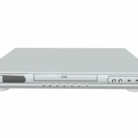 Білий Dvd плеєр 3d модель