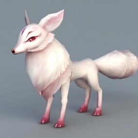 مدل سه بعدی انیمیشن روباه سفید