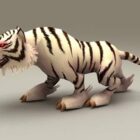 White Tiger Rigged & Animated