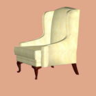 White Wing Chair