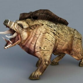 멧돼지 짐승 3d 모델