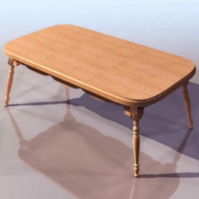 Antique Windsor Coffee Table 3d model