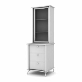 Wine Cabinet With Drawers Furniture 3d model