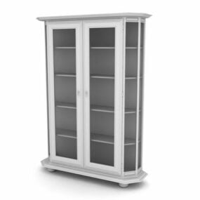 3д модель шкафной мебели для винной витрины