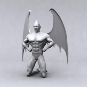 Winged Demon Character 3d model