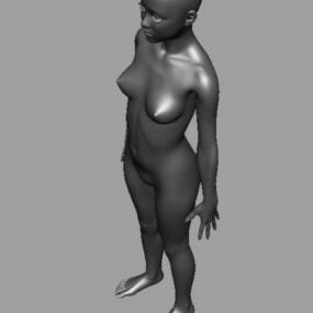 Woman Body Rigged 3d model