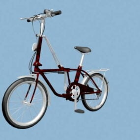 Model 3D damskiego roweru miejskiego