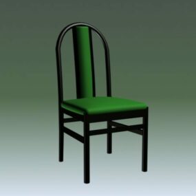Wood Side Chair 3d model