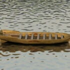 Barca Di Legno Sull'acqua