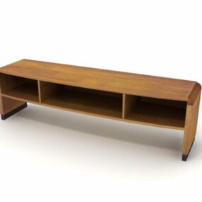 Wooden Furniture Shoe Cabinet 3d model