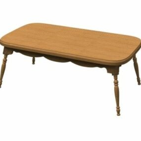 Holz-Windsor-Tisch 3D-Modell