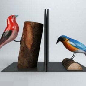 Woodpecker Birds Animal 3d model