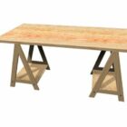 Workbench Wood Table