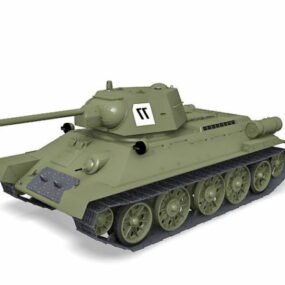 Ww2 نموذج دبابة الاتحاد السوفياتي 3D