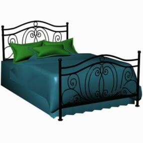 Wrought Iron Bed 3d model