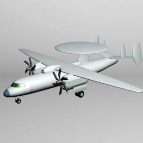 Y-7 Awacs 3d model