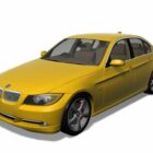 노란 BMW 자동차