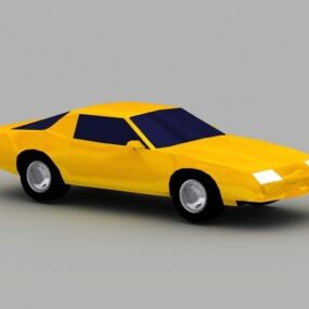 Yellow Coupe 3d model