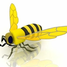 Animal Yellow Jacket Hornet דגם תלת מימד
