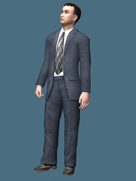 Young Businessman In Standing Pose