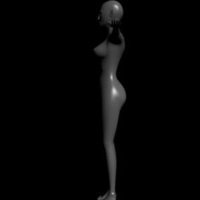 3D model těla mladé ženy