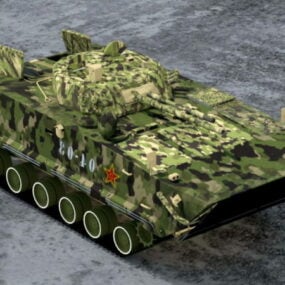 مدل سه بعدی خودروی جنگی پیاده نظام چینی Zbd-04