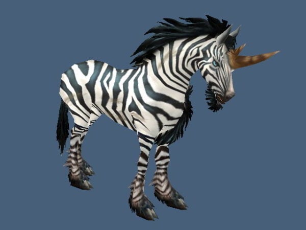 Unicorno di zebra