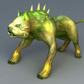 דגם 3D Zombie Dog