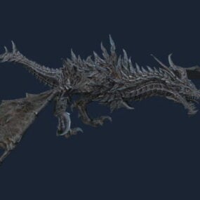Statue Of Chinese Dragon 3d model