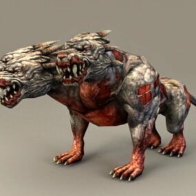 Model 3d Zombie Hellhound