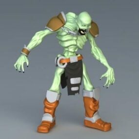 3D model figurky zombie
