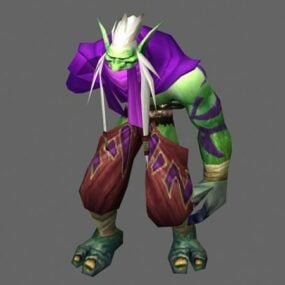 Warcraft Draenei Character 3d model