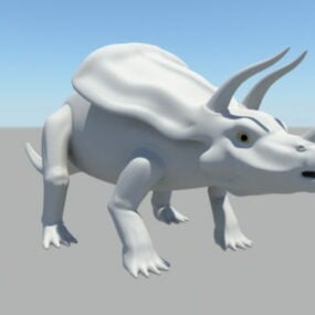 주니케라톱스 공룡 3d 모델