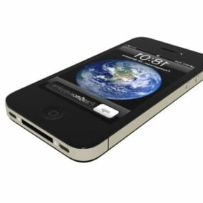 آیفون 4 گوشی هوشمند مدل سه بعدی