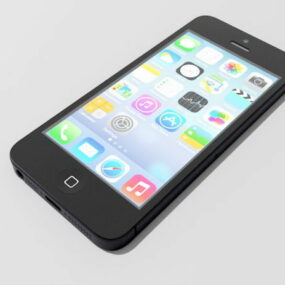 Iphone svart 3d-modell