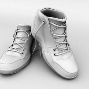 Fashion High Top Sneakers 3d model